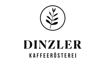 Volle Kanne immer - Dinzler Kaffeerösterei Logo